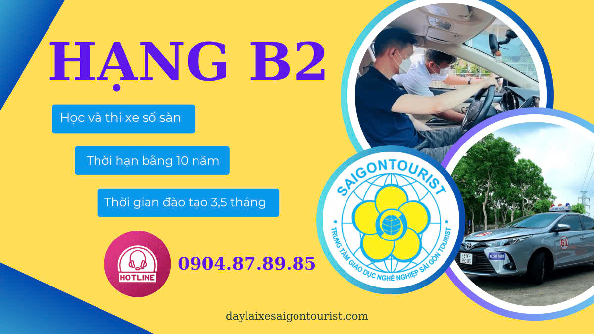 khoá B2- trung tâm dạy lái xe saigontourist