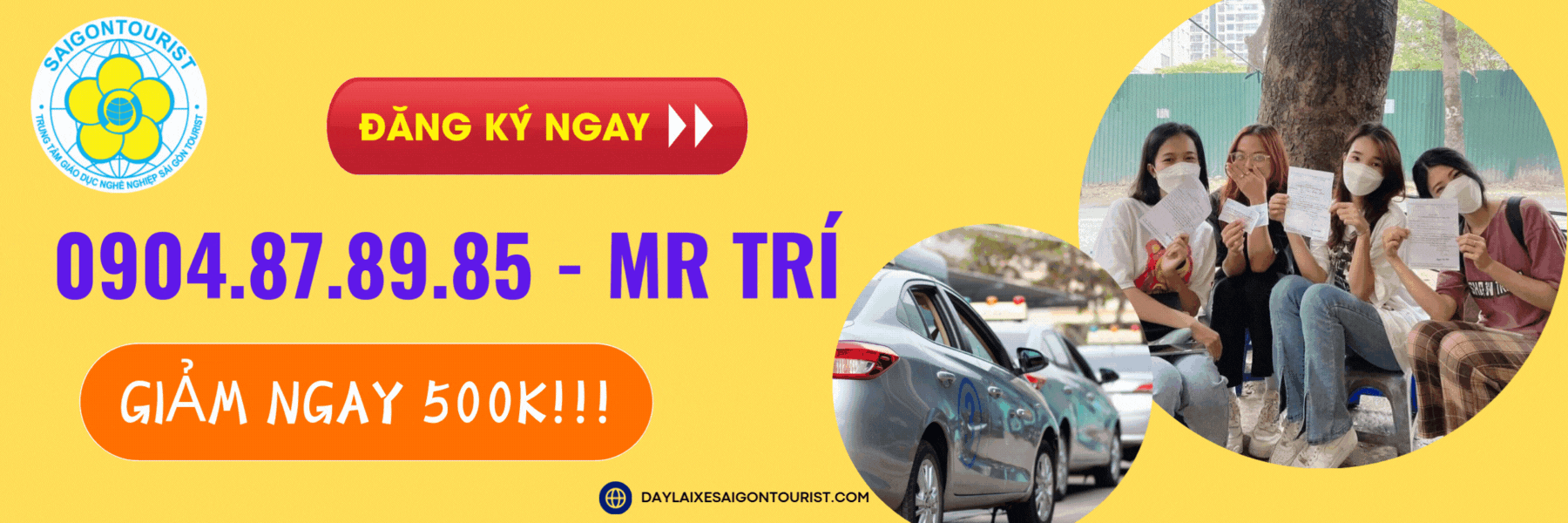 trường dạy lái xe ô tô sài gòn tourist
